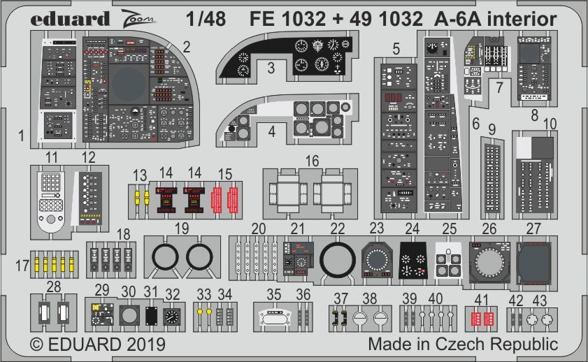 1:48 Grumman A-6A Intruder interior