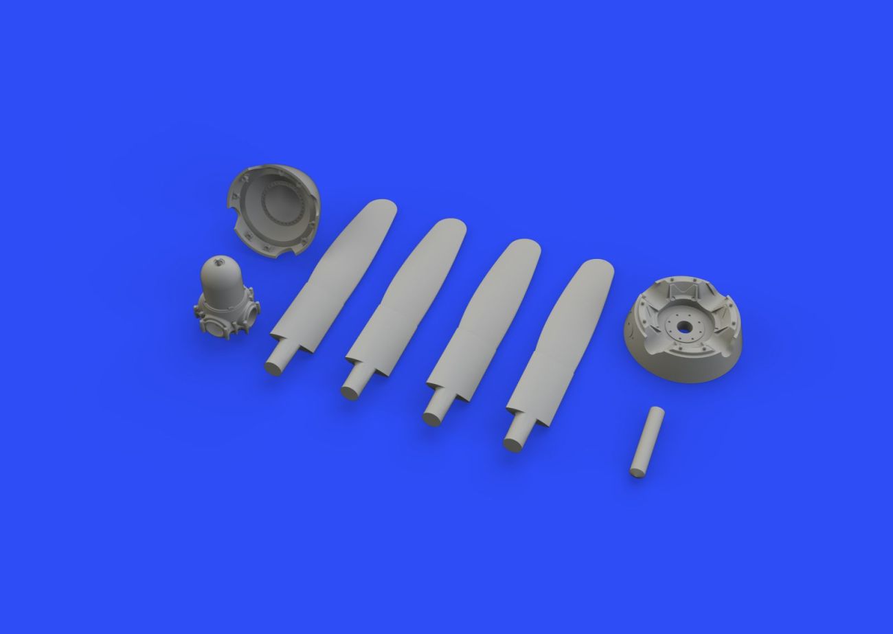 1:48 P-51D-5 Mustang Hamilton Standard propeller