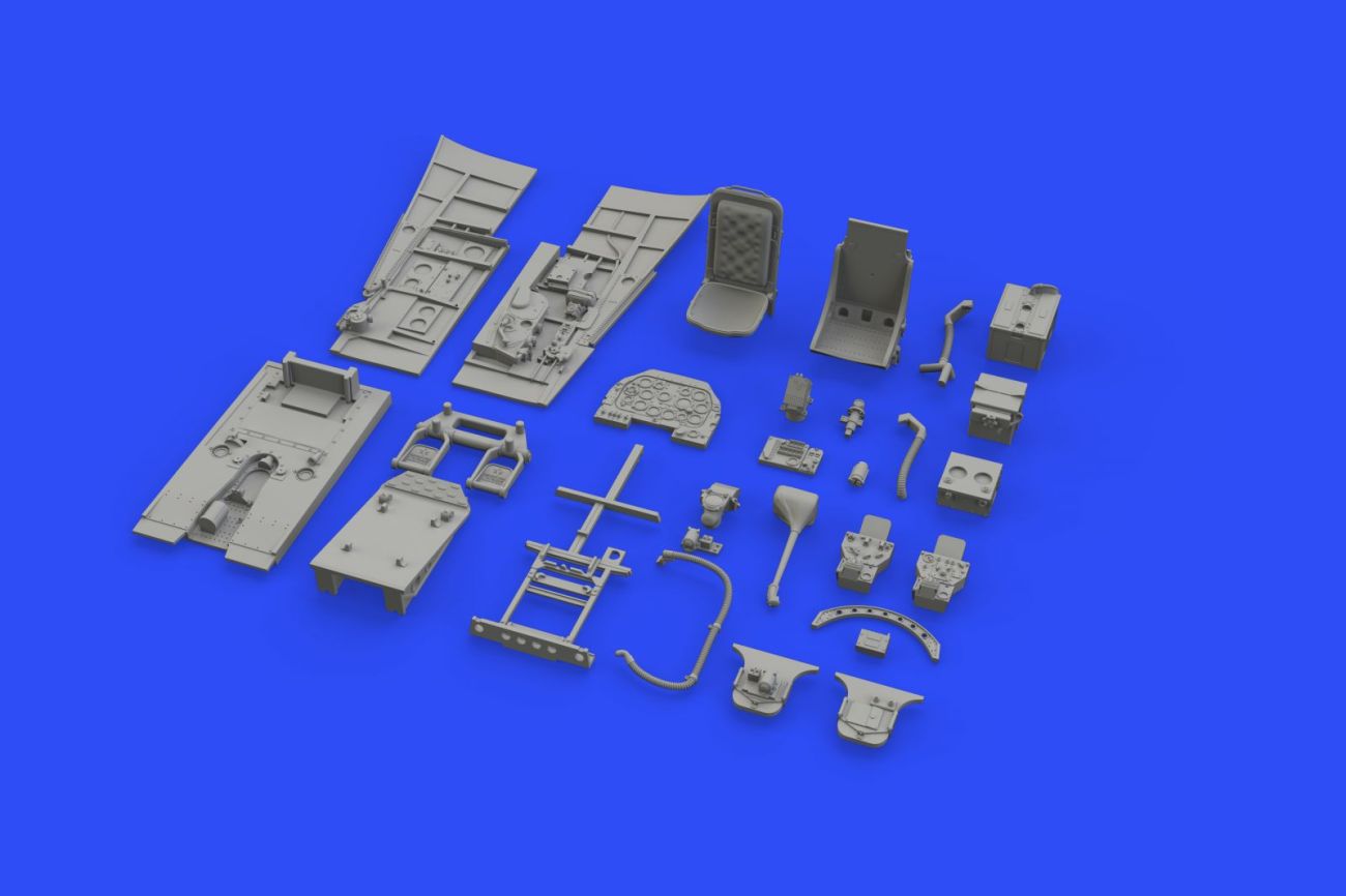 1:48  P-51D-5 Mustang cockpit