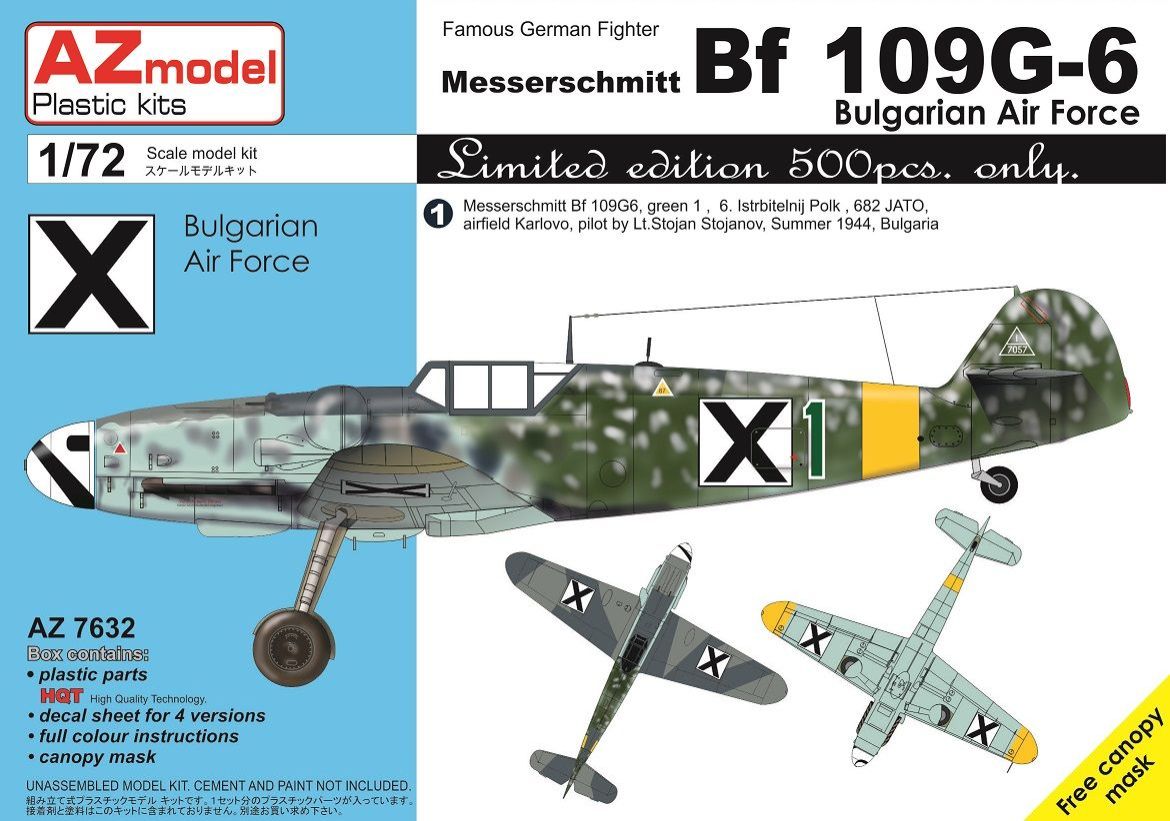 1:72 Bf 109G-6 Bulgarian Air Force