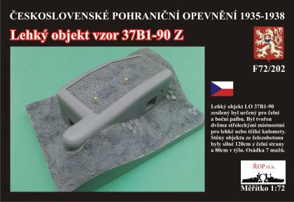 1:72 Lehký objekt vzor 37B1-90 Z