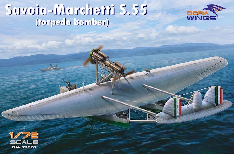 1:72 Savoia-Marchetti S.55 torpedo bomber