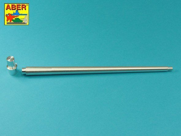 1:16 88 mm KwK 43/3 L/71 (one part) barrel for King Tiger Porsche-Turret without muzzle brake