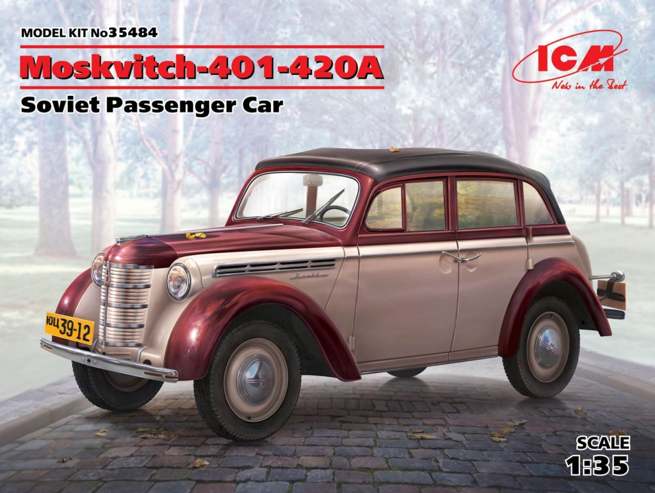 1:35 Moskvitch-401-420A, Soviet Passenger Car