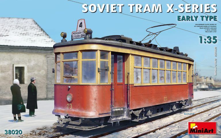 1:35 SOVIET TRAM X-SERIES. EARLY TYPE