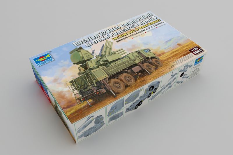 1:35 Russian 72V6E4 Combat Unit of 96K6 Pantsir-S1 ADMGS(w/RLM SOC S-band Radar)