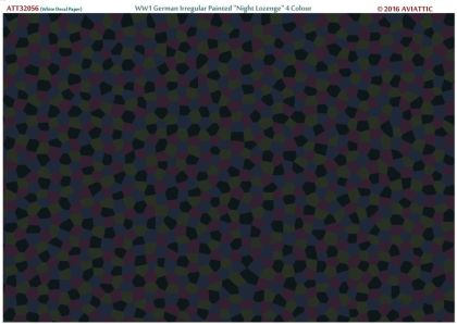 1:32 (White Decal paper) WW1 German Irregular Painted 