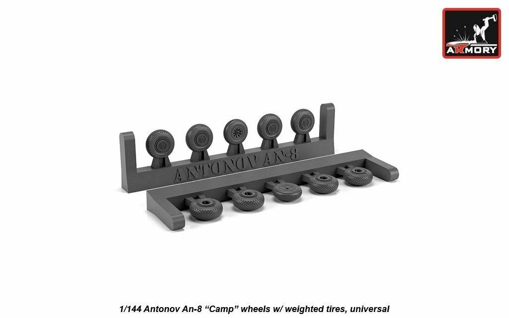 1:144 Antonov An-8 wheels