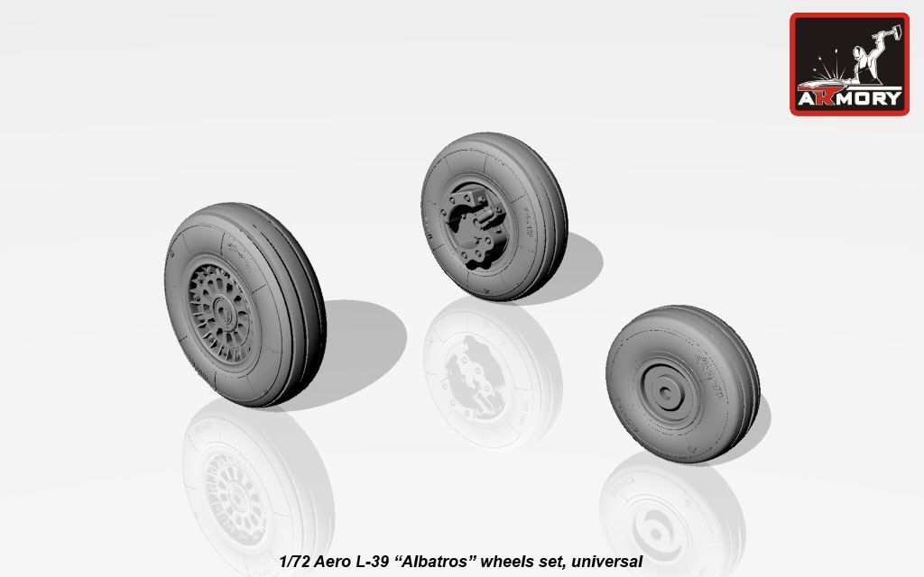 1:72 AERO L-39 Albatros wheels