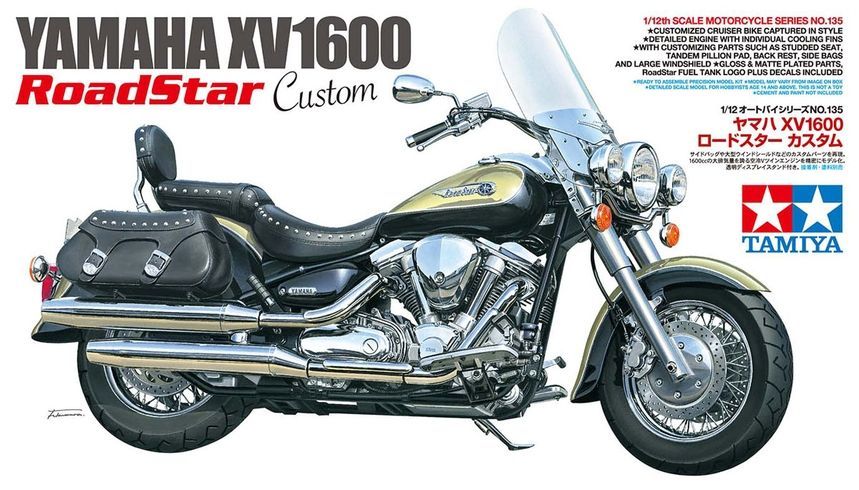 1:12 Yamaha Xv1600 Road Star Custom