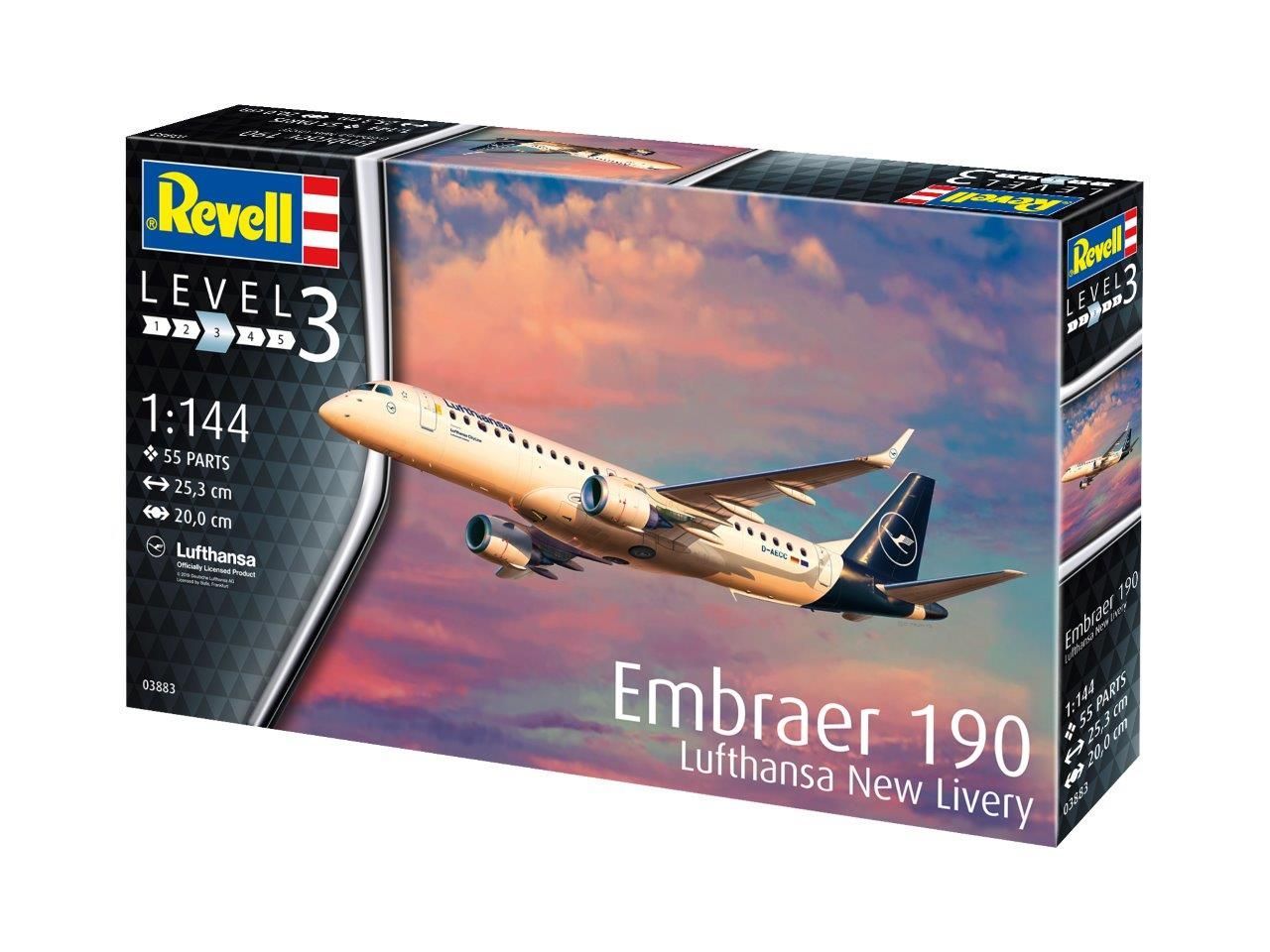 1:144 Embraer 190 Luthansa New livery