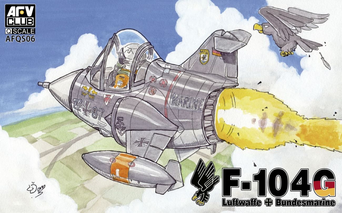 Q-Scale F-104G Luftwaffe Bundesmarine