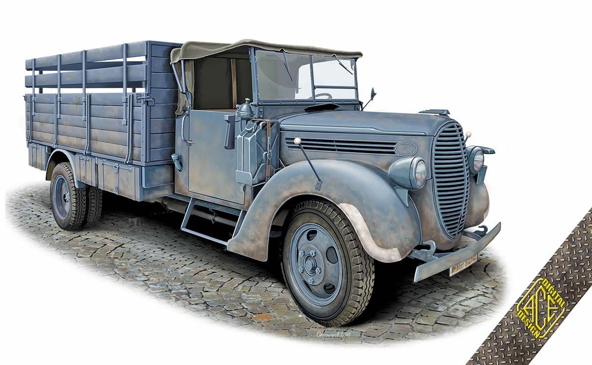 1:72 G917T 3t German Cargo truck (soft cab)