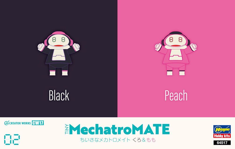 Creator Works Tiny MechatroMate 02 Sky Black & Peach
