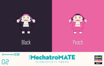 Creator Works Tiny MechatroMate 02 Sky Black & Peach