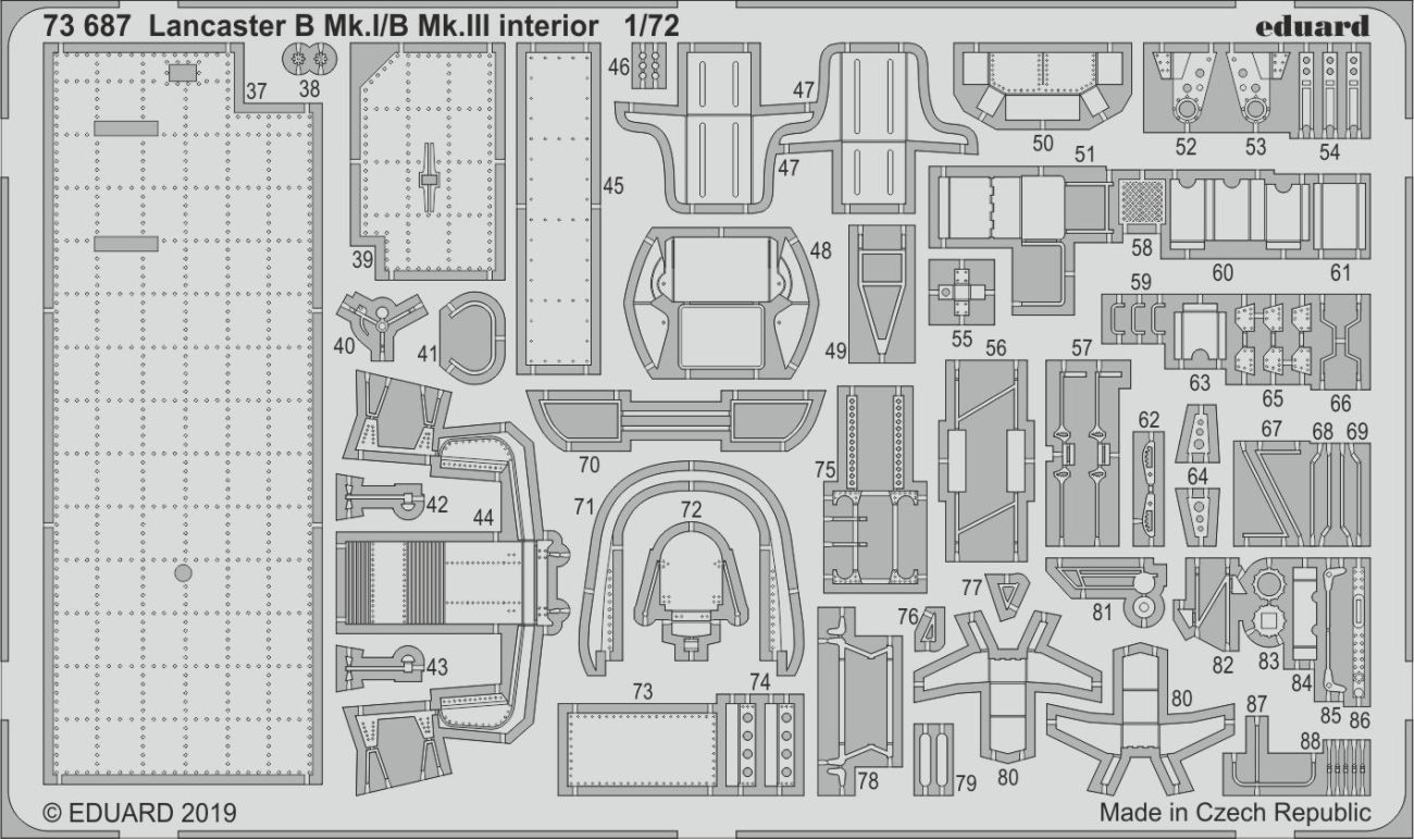 1:72 Lancaster B Mk.I/B Mk.III interior