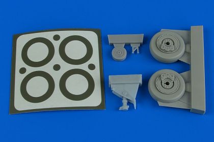 1:48 A-1J Skyraider wheels & paint masks