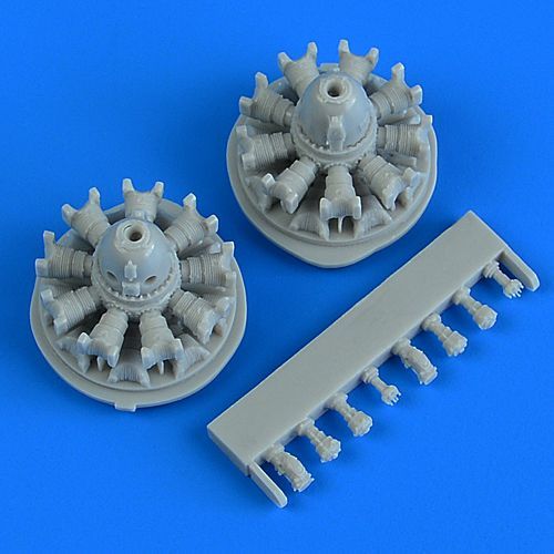 1:72 B-26C Marauder engines