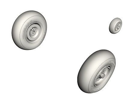 1:48 Siebel Si 204/Aero C-3 Wheels