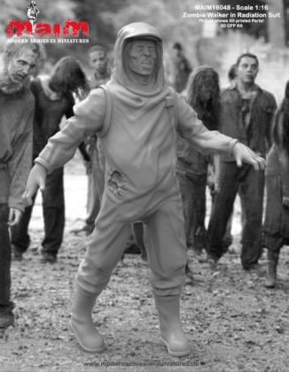 1:16 Zombie Walker in Radiation Suit