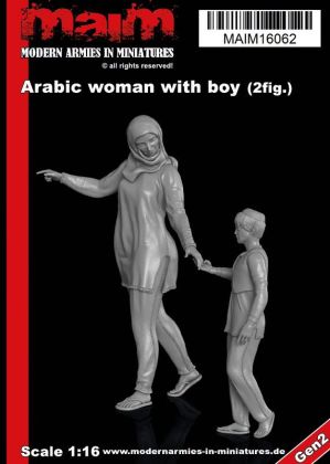 1:16 Arabic Woman and Boy