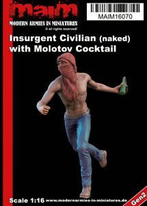 1:16 Insurgent Civilian (naked) with Molotov Grenade