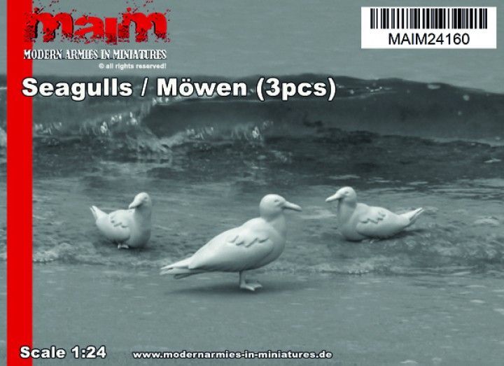 1:24 Seagulls - Möwen (3pcs)