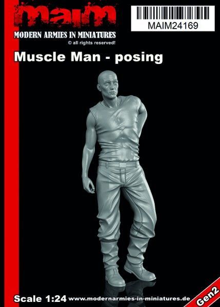 1:24 Muscle Man posing