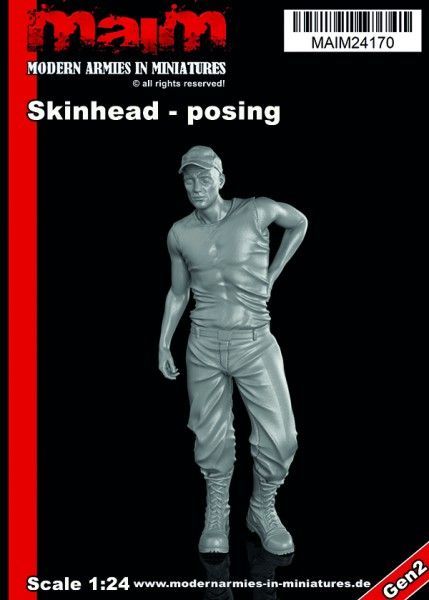 1:24 Skinhead with Cap posing