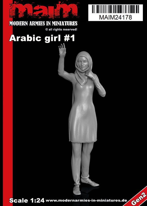 1:24 Arabic Girl / Teenager #1