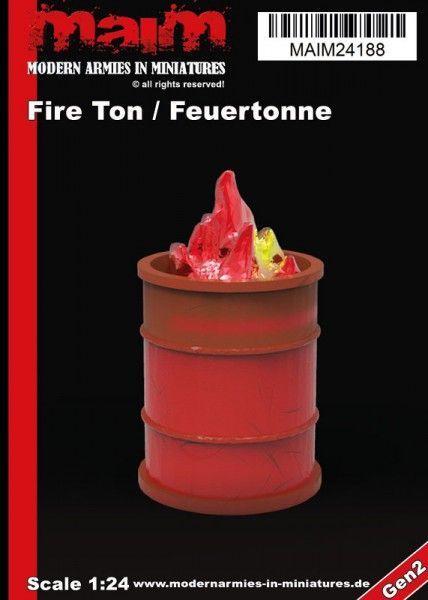 1:24 Fire Ton / Feuertonne