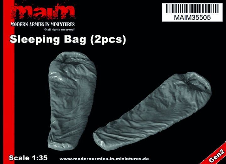 1:35 Sleeping Bag #2 / Schlafsack #2 (2pcs)