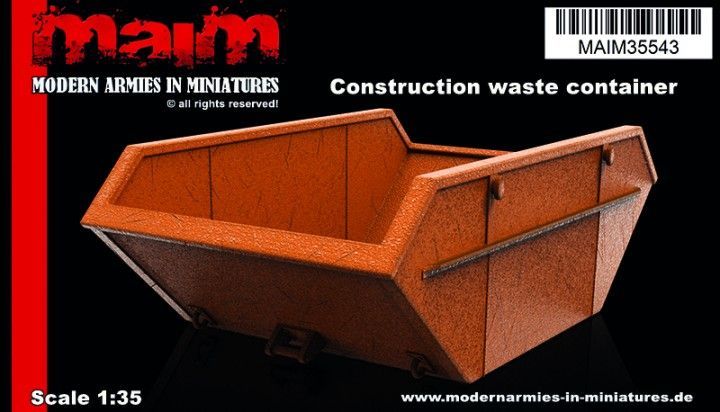 1:35 Construction Waste Container (Rev. Version)