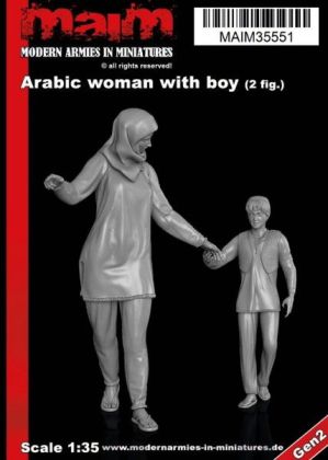 1:35 Arabic Woman with Boy