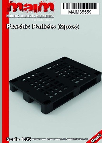 1:35 Plastic Pallets (2pcs)