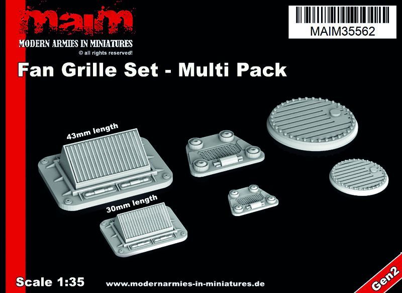 1:35 Fan Grille Set - Multi Pack (Diorama Acc.)