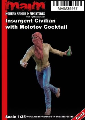1:35 Insurgent Civilian with Molotov Grenade