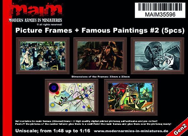 1:35/Uniscale Picture Frames + Famous Paintings #2