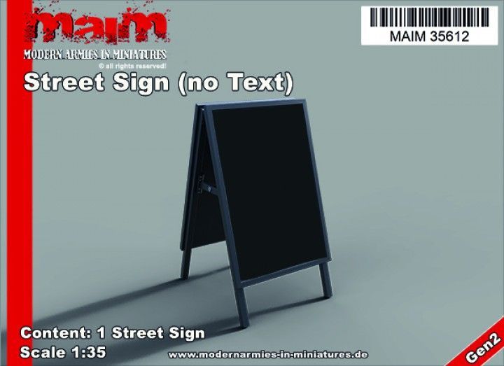 1:35 Billboard / Street Sign / Werbetafel (no Text)