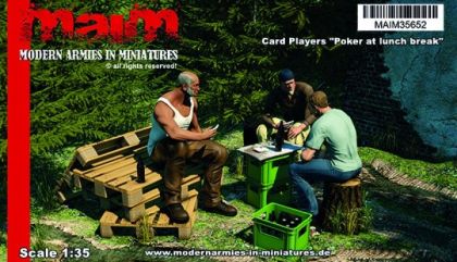 1:35 Card Players ´´Poker at Lunch break`` - Full Set