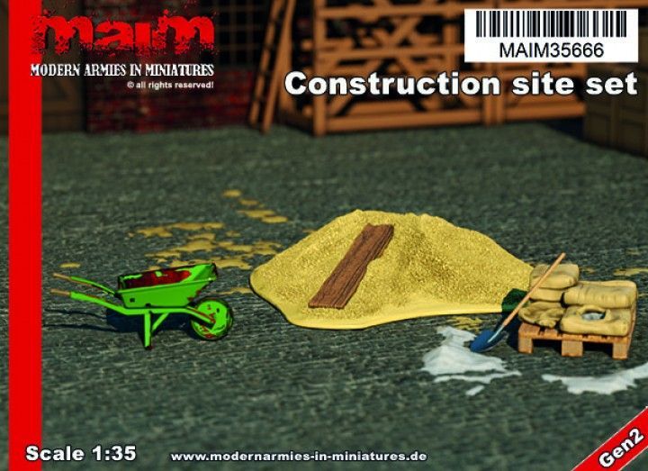 1:35 Construction Sites Set / Baustellen Set