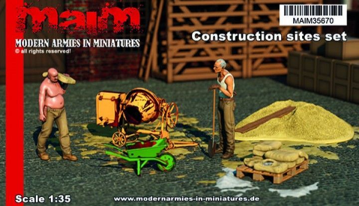 1:35 Construction sites Set - Full Set