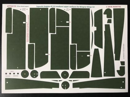 1:32 (Clear decal paper) Sopwith Dolphin PC10 (medium) upper surfaces