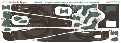 1:32 (Clear decal paper) Halberstadt CL.II 