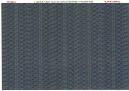 1:48 5 colour “night lozenge” joined for upper flying surfaces
