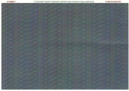 1:48 5 colour “night lozenge” joined for lower flying surfaces