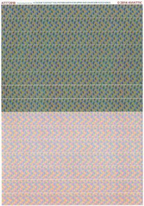 1:72 (white decal paper for rib tapes) 4 colour “lozenge” full pattern width