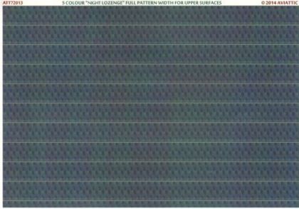 1:72 5 colour “night lozenge” full pattern width for upper surfaces