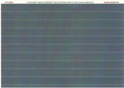 1:72 5 colour “night lozenge” full pattern width for lower surfaces