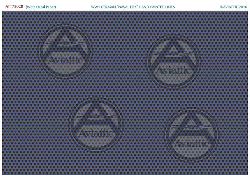 1:72 (White Decal Paper) WW1 German 